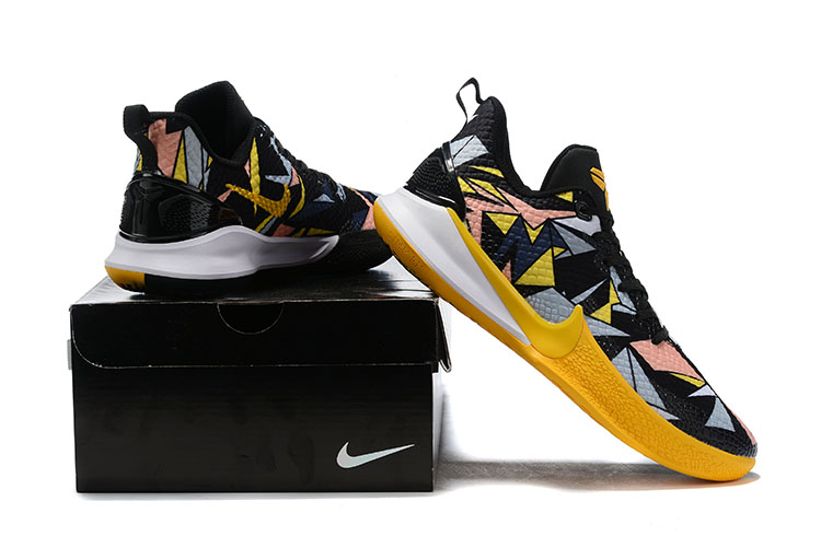 New Men Nike Mamba EP Kobe Black Yellow Colorful Shoes